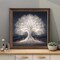 5D Diamond Painting Kits for Adults,Diamond Art Glowing White Tree of Life Landscape Painting Kits for Adults DIY Round Drill Art Craft Kits for Home Wall Decor